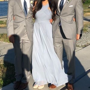 Azazie dusty blue dress bridesmaid